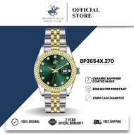 Beverly Hills Polo Club BHPC Jam Tangan Wanita Ladies' Stainless Steel Quartz Watch BP3654X