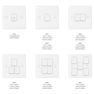 UMS 6 SERIES SWITCHES - 1 GANG 1 WAY / 2 GAND 1 WAY / 3 GANG 1 WAY - ON OFF SWITCH -*READY STOCK #SW