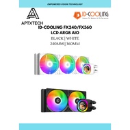 [ ID-COOLING FX240 / FX360 LCD ALL-IN-ONE LIQUID COOLER ] - BLACK / WHITE
