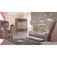 🌟 Wood Colour Design Kid Bedroom Set 1 🌟