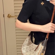 全新 Tory Burch 包包 專櫃正品 未使用 經典老花腋下側背兩用包