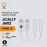 JCALLY JM12 DAC KTO2H20 USB Type-C to 3.5mm Adapter | Hi-Res Audio | Silver Plated Cable | DSD128 | 