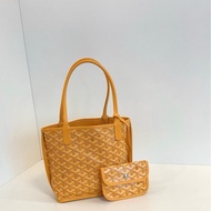 Goyard戈雅 anjou mini tote 明亮招財黃