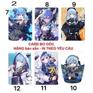 Suisei Hololive printed card with 6 rounded corners/ Hoshimachi suisei Hololive rounded corner card