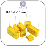 Good quality AC power filter capacitor 0.15UF 275V154K 15mm (BAG OF 10)