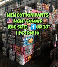 Bundle Men Cotton Pants Big Size