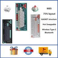 FEKER IK85 75% Wireless Mechanical Keyboard With Gas Structure Hot Swappable RGB Custom Mechanical K