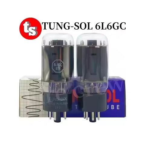 TUNG-SOL Vacuum Tube 6L6 6L6GC Replace EL34 5881 6CA7 6P3P KT66 6P6P 6V6GT 6V6GC HIFI Audio Valve El
