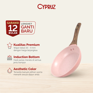 Cypruz Color Marble Fry Pan / Wajan Penggorengan Anti Lengket