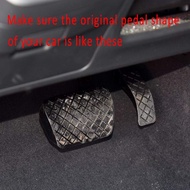Penutup Pedal Gas Brek Kaki Serasi untuk Audi A4 B9 A5 A6 (C8) A7 Q5 Q7 Q8 2019-2024, Serasi untuk C