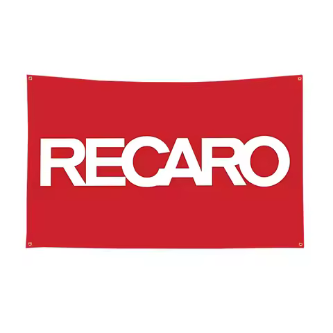 Recaro Wall Flag to Hang Funny Flags for Bedrooms Banners Garage Decoration Home Decor Items Outdoor
