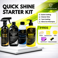 【CP CAR Detailer】Car Wash + Car Coating + Tyre Coating + Remove Stain Car Shampoo Cleaner Wax Coatin