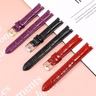 Notch Genuine Leather Watch Band Adapted to Citizen Feiyada Folli Follie Rossini Pasa Mk Red Blue Wa