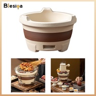Blesiya bếp đất sét Lò Nướng Thịt Nướng Gia dụng vỉ nướng than trà Đun sôi bếp lò di động để bàn cho