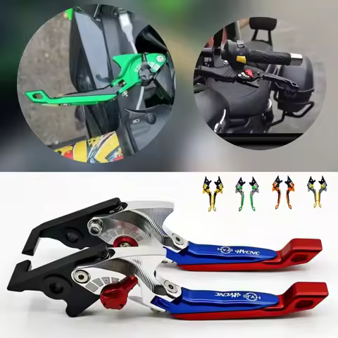 5D shark head style For Kawasaki H2 / H2R 2015 2016 2017-2020 Motorcycle parts brake lever set folda