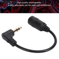 TPKSFSF98KF Stereo Extension Cord, Plug and Play 3 Pole 3.5mm Male to Female 90 Degree Elbow Cable, 