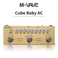 M-VAVE Cube AC Multifunctional Acoustic Guitar Effect Pedal Wireless มัตติเอฟเฟคโปร่ง อัดบันทึกได้ อ