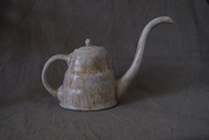 金褐野斑- 手捏手沖壺