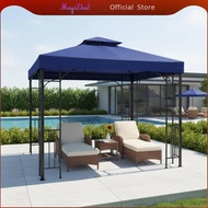 MagiDeal SiaBiced Replacement Gazebo Canopy Protection Double Tier Canopy Top Waterproof Gazebo Roof