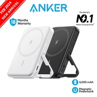Anker Powerbank 322 PowerCore 5000mAh Magnetic Power bank MagGo Wireless Portable Charger Magsafe Charger (A1618)