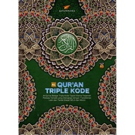Al Quran Triple Code Tajweed Color Translation Word by Word A5 Hc