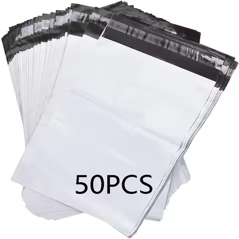 White Plastic Express Envelope Self Adhesive Seal Mailing Bags Opaque Courier Shipping Bags Wholesal