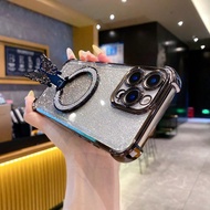 เคสโทรศัพท์กันกระแทกแบบชุบหุ้มโปร่งแสง ใช้ได้กับ IPhone 16/15/14/13/12/11/XS/XR/XS Max/Plus/X 6A/7B/