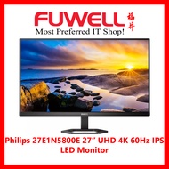 FUWELL- Philips 27E1N5800E 27” UHD 4K 60Hz IPS LED Monitor [3-Years Warranty]
