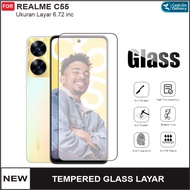 LAYAR Tempered Glass Realme C55 Anti-Scratch Screen Protector
