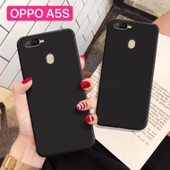 Case OPPO A5S / A12 เคสโทรศัพท์ออฟโบ้ Oppo A5s เคสนิ่ม tpu เคสสีดําสีแดง เคสซิลิโคน Oppo A5s