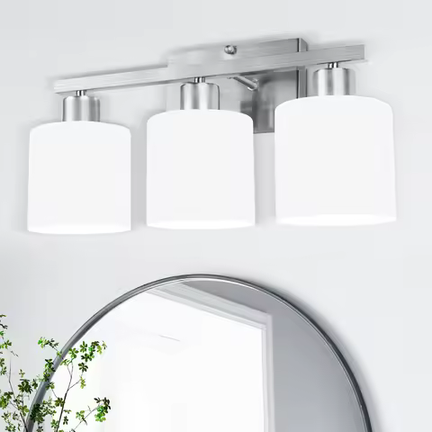 Mirror Lighting E26 Socket Fixtures Interior Mirrors Bathroom Decoration Vanity Table Lamps Frosted