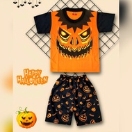 Pumpkin Head Kids Halloween Outfit