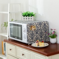SEAJOY Nordic Cotton Cotton-Linen Microwave Oven Cover Dust Proof Kitchen Appliance Protector For Mi