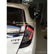 Honda Jazz GK5 GK FL RS Tail Lamp LED Light Bar FIT GK5 FLRS RS Style Smoke 2014-2019 TailLamp