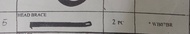 +Spare part Kereta Sorong Prestar skrew Bolt Nut Shaft/ screw shaft