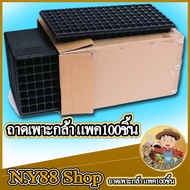 ถาดเพาะกล้าราคาส่ง ยกลัง แพค 100ถาด ถาดหลุมเพาะเมล็ด ขนาด 200หลุม 105หลุม 72หลุม 50หลุม 32หลุม น้ำห