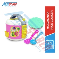 Mainan Masak Masakan Anak  Magic Com Mini [1 Set] / Mainan Rice Cooker Magic Com Rice Cook Mini / Ma