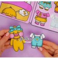 BEBEK VIRAL DOLL QUITE BOOK PAPER DUCK Educational Toys for Children