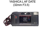 【廖琪琪昭和相機舖】YASHICA L AF DATE 底片相機 定焦 含電池 保固一個月
