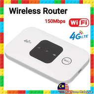 4G Pocket WiFi Router Portable Mobile Hotspot 150Mbps 4G Wireless Router with SIM Card Slot Wide Coverage Broadband