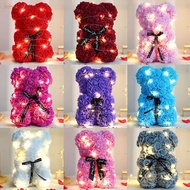 【IMBUTFL】Amazing 26cm Rose Bear Enclosed in Stylish PVC Box to Celebrate Affection