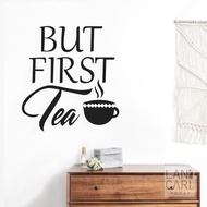 Tea Shop Cutting Sticker Decoration Tea Shop Wall Glass Sticker