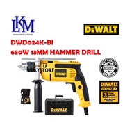 (100%Original)DEWALT DWD024K-B1 650W 13mm Hammer Drill