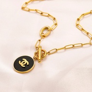 Chanel Necklace Gold Fashion Pendant Style