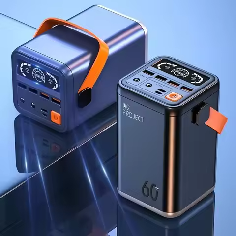 36W FastCharging Large Capacity Mobile Power Supply Digital Display Power Bank 60000mAh Outdoor Camp