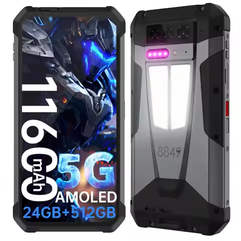 Unihertz 8849 Tank 4 Rugged Smartphone Projector 5G Night Vision 6.78'' AMOLED 120Hz 12GB 512GB 1160