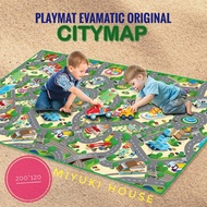 Evamat Playmat Citymap 200x120cm thick 0.3 cm
