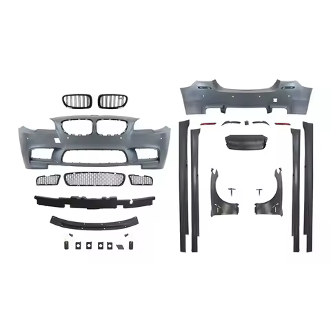 BR Modification Club Fiber Glass E46 3 Series & M3 Coupe Front Lip With Rods Fenders Rear Trunk Spoi