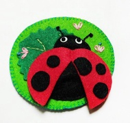 訓練眼罩 弱視矯正 眼罩 Patch Eye  單眼左右更換式遮眼罩- 瓢蟲