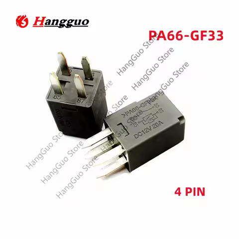 2pcs/Lot Original PA66-GF33 DC12V 20A 4 Pin For Chevrolet LOVA Cadillac ATS Car Relay